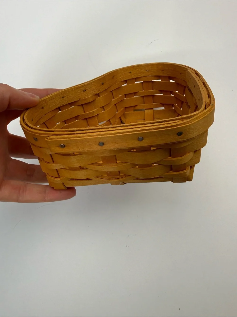 Longaberger Heart Basket in perfect condition